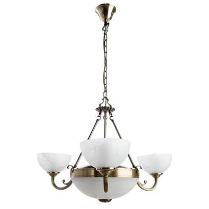 люстры подвесная люстра arte lamp windsor white a3777lm-3-2ab, доставка по Казахстану 