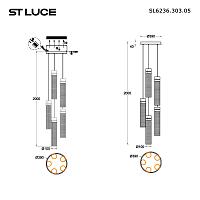 sl6236.303.05 светильник подвесной st-luce , доставка по Казахстану 