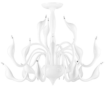 Потолочные Потолочная люстра Lightstar Cigno Collo Wt 751186, доставка по Казахстану 