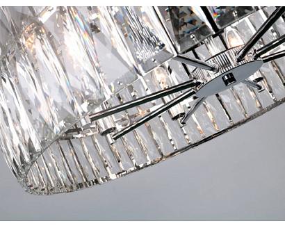 newport 10120 10125+3/c new , люстра, chrome clear crystal d63*h20/120 cm e14 8*60w, доставка по Казахстану 