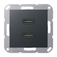 2 x HDMI, Лакированный термопласт, Серия A 