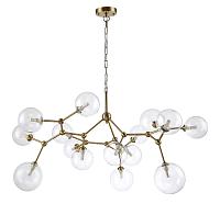 светильник подвесной crystal lux maximo sp15 bronze crystal lux 0930/315, доставка по Казахстану 