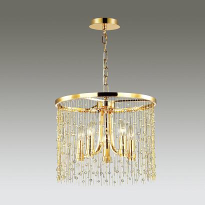 подвесная люстра odeon light raini 4844/5, доставка по Казахстану 