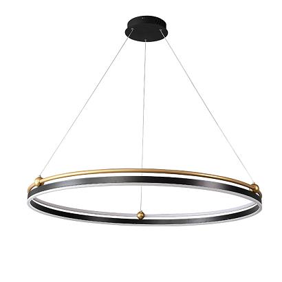 подвесной светильник crystal lux fernando sp88w led black/gold crystal lux 0621/301n, доставка по Казахстану 