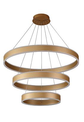 люстры светильник crystal lux muchos sp158w led d400+600+800 gold crystal lux 0980/303, доставка по Казахстану 