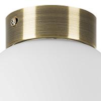люстры 812011 (mx8131-1b-s ) люстра globo 1х40w e14 antique bronze/white (в комплекте), доставка по Казахстану 