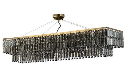 подвесная хрустальная люстра arti lampadari milano e 1.5.120x30.107 g, доставка по Казахстану 