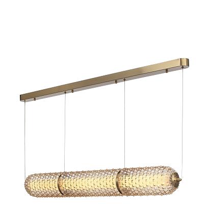 люстры sl6144.313.01 светильник подвесной st-luce латунь/шампань led 1*37w 4000k saguaro, доставка по Казахстану 