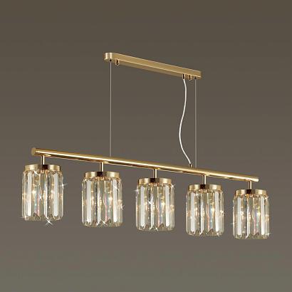 подвесная люстра odeon light classic vassa 4987/5, доставка по Казахстану 