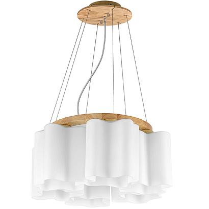 люстры подвесная люстра lightstar nubi legno 802165, доставка по Казахстану 