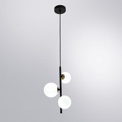 подвесной светильник arte lamp gemini a2243sp-3bk, доставка по Казахстану 