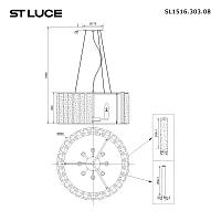 Дополнительная картинка SL1516.303.08 Светильник подвесной ST-Luce DELIGHT