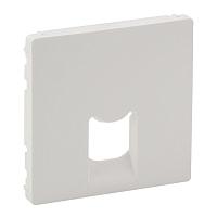 Лицевая панель Legrand Valena Life розетки телефонной RJ‑11/Ethernet RJ‑45, белая, 755410