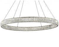 newport 8240 8240/100 chrome , подвесной светильник, chrome сlear crystal d100*h7,6/500 cm led 60w 3100k, доставка по Казахстану 