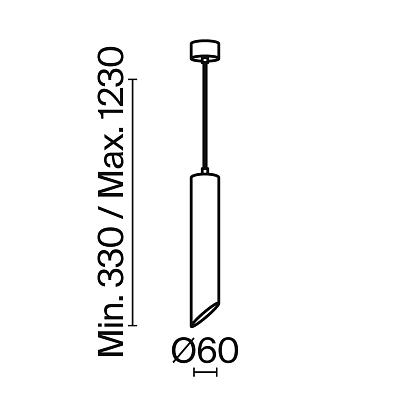 подвесной светильник technical p044pl-01-30gu10-w, доставка по Казахстану 