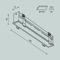 Дополнительная картинка Встраиваемый светильник Technical DL066-20W3-6K-W