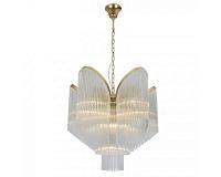 newport 3220 3229/c french gold , люстра, french gold clear glass d60*h54 cm е14 9*40w, доставка по Казахстану 