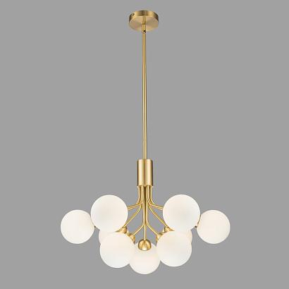 люстры подвесная люстра belfast bryson l-8130-6+3 br gl, доставка по Казахстану 