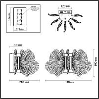 5089/25WL Odeon Light Настенный светильник SIAMA
