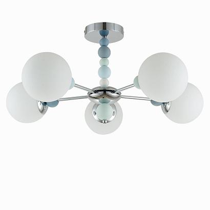 купить 6525/5C MODERNI LN23 хром Потолочный светильник E14 5*40W 220V SUNDAY в Алматы, svet.kz, доставка по Казахстану 