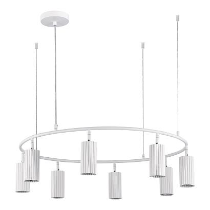 люстры sl1213.503.08 светильник подвесной st-luce белый/белый gu10 8*5w 4000k, доставка по Казахстану 