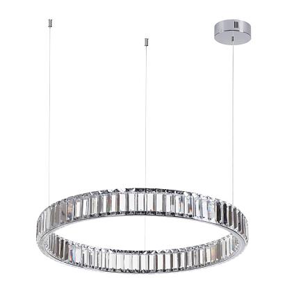 4930/36l l-vision odl24 000 хром/прозрачный металл/хрусталь люстра led 36w 4000k 4280лм vekia, доставка по Казахстану 