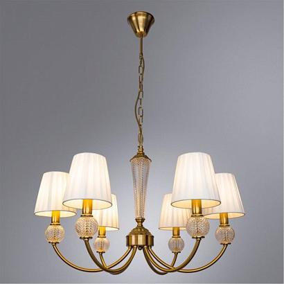 подвесная люстра arte lamp gracie a7301lm-6pb, доставка по Казахстану 