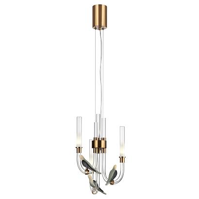 люстры 5431/6l odeon light подвесной светильник lark, доставка по Казахстану 