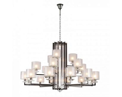 люстры newport 4400 4412+6+3/c black glossy , люстра, black glossy clear crystal clear glass d130*h86 cm e14 21*60w + led 2*5w, доставка по Казахстану 