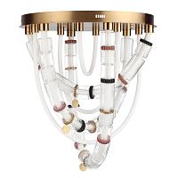 люстры 5455/80cl odeon light  люстра потолочная collier, доставка по Казахстану 
