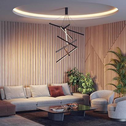 подвесной светодиодный светильник odeon light l-vision cometa 3860/96b, доставка по Казахстану 