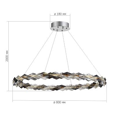 люстры sl6009.113.01 подвесной светильник st-luce , доставка по Казахстану 