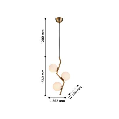 подвесной светильник favourite beliebt 2330-3p, доставка по Казахстану 