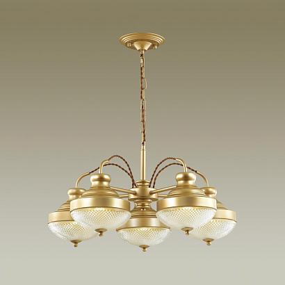 подвесная люстра odeon light krona 4658/5, доставка по Казахстану 