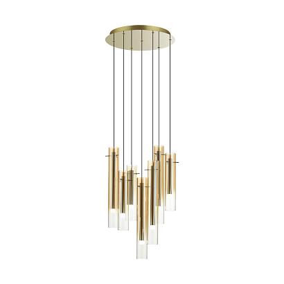 люстры 5061/32lb pendant odl24 319 подвесной светильник led 7*4w 3000k shiny, доставка по Казахстану 
