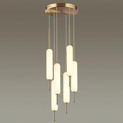 люстры подвесной светодиодный светильник odeon light pendant reeds 4794/72l, доставка по Казахстану 