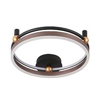 люстры светильник потолочный crystal lux fernando pl48w led coffee/black crystal lux 0620/148, доставка по Казахстану 