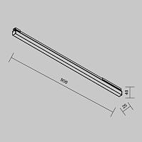 Уличный трековый светильник Outdoor O-TR02-1-S-24WB3K купить в Алматы svet.kz