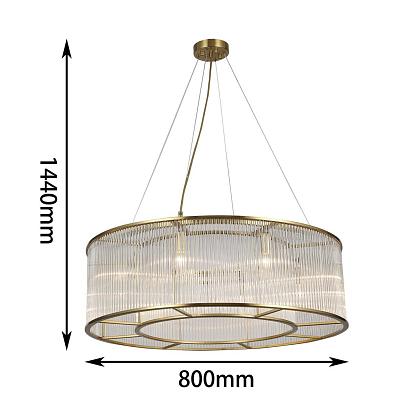 люстры подвесная люстра favourite wonderland 2907-8p, доставка по Казахстану 