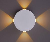 Дополнительная картинка Настенный светодиодный светильник Arte Lamp Tamburello A1525AP-1WH