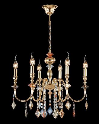 люстра crystal lux mercedes sp6 gold/color 0951/306, доставка по Казахстану 
