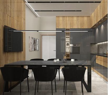 светильник подвесной crystal lux largo sp33w l1770 black crystal lux 0780/233, доставка по Казахстану 