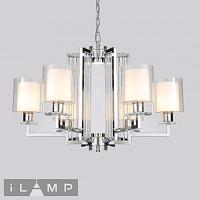 Дополнительная картинка Подвесная люстра iLamp King RM6201-6 CR+CL