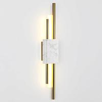4359/10WL MIDCENT ODL23 175 белый мрамор/золотистый металл Настенный светильник IP20 LED 10W 655Лм 3000K MARMI