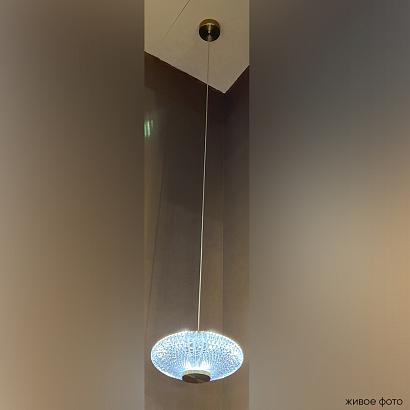 светильник подвесной crystal lux carazon  sp1 brass crystal lux 0320/201, доставка по Казахстану 