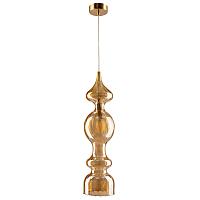 Дополнительная картинка Светильник подвесной Crystal Lux IRIS SP1 A AMBER Crystal Lux 2070/201
