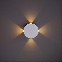 Дополнительная картинка Настенный светодиодный светильник Arte Lamp Tamburello A1525AP-1WH