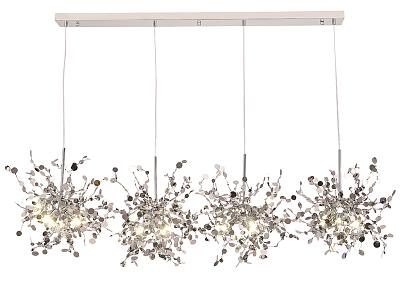 подвесной светильник crystal lux garden sp3х4 l1600 chrome crystal lux 1861/212, доставка по Казахстану 