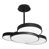 подвесная светодиодная люстра iledex demure 9127-930-d-t bk, доставка по Казахстану 