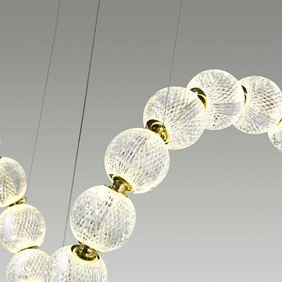 люстры 5008/92l l-vision odl23 413 золотой/прозрачный/металл/акрил люстра led 92w 4000k 4600лм crystal, доставка по Казахстану 